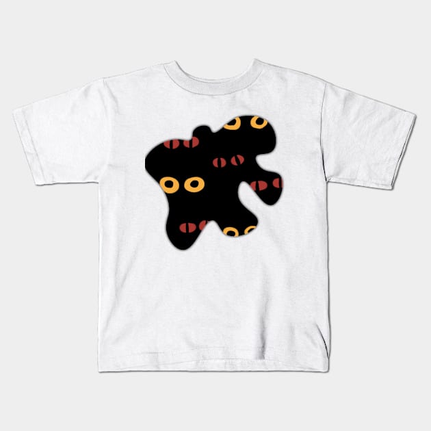 Eyes in the hole Kids T-Shirt by artsbyal